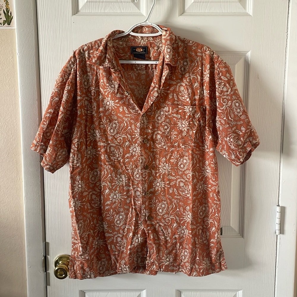 100% Cotton Short Sleeve Button Down Shirt